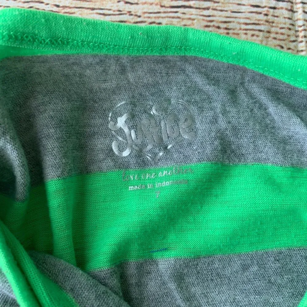 Justice girl’s green